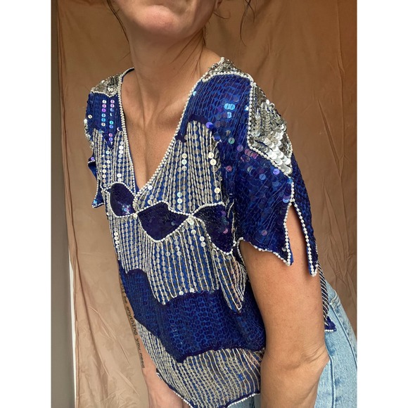 Vintage Sequin Top - Picture 7 of 10